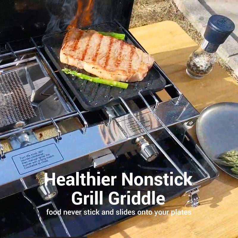 Load image into Gallery viewer, FINEFLAME Portable 3-Burner Camping Stove
