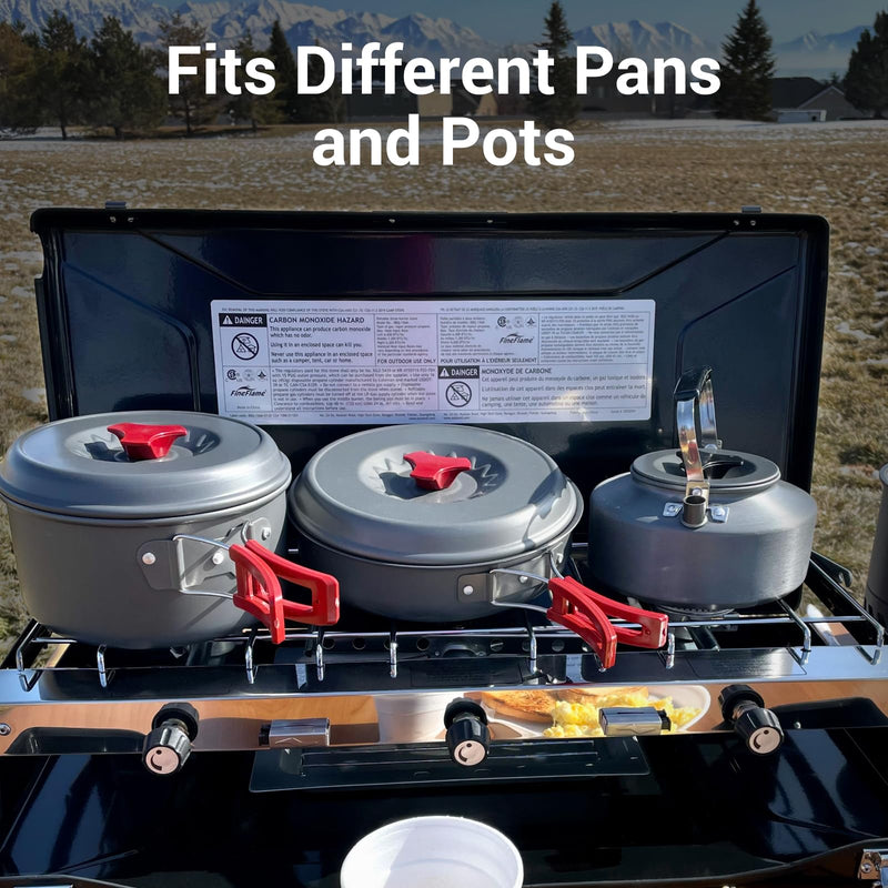 Load image into Gallery viewer, FINEFLAME Portable 3-Burner Camping Stove
