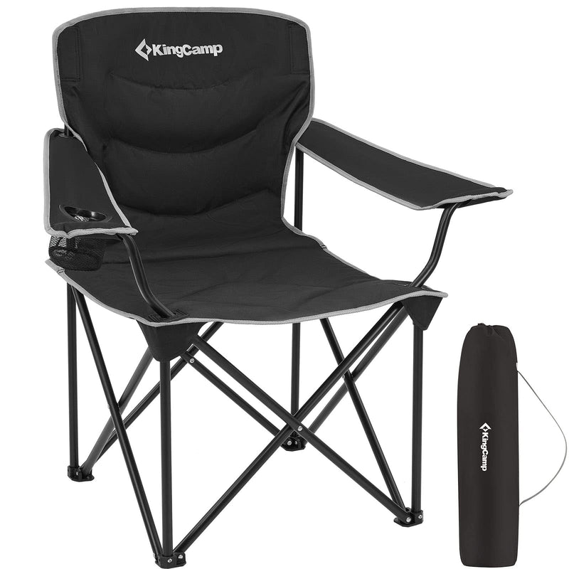 Load image into Gallery viewer, KingCamp Juniper Folding Camping Chair Black
