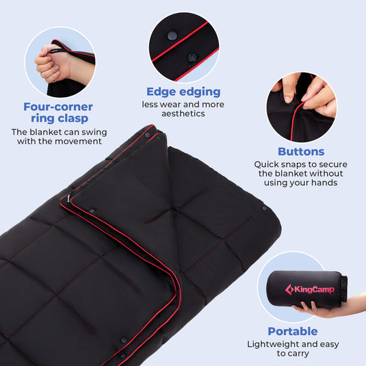 KingCamp Lightweight Camping Blanket Packable Blanket