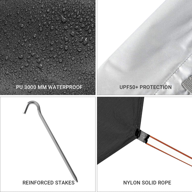 Load image into Gallery viewer, KingCamp Rimini L Tarp Camping Tarp
