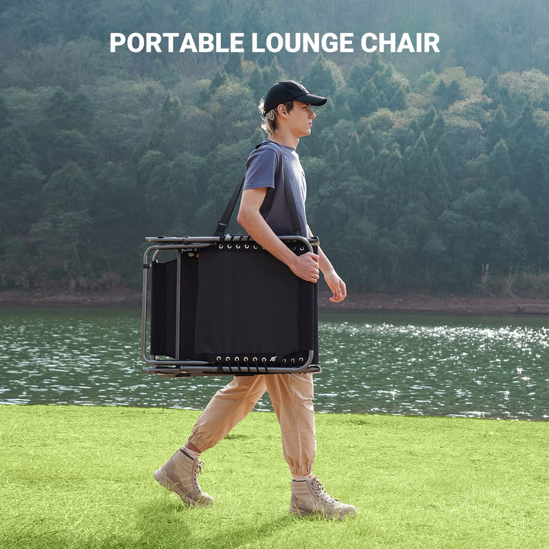 Load image into Gallery viewer, KingCamp 5 Position Outdoor Chaise Lounge Chair
