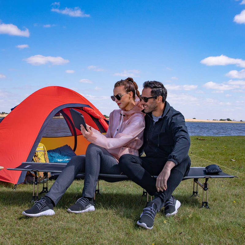 Load image into Gallery viewer, KingCamp MUENSTER Cot L Oversized Folding Camping Cots
