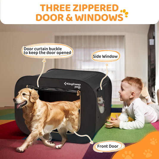 KingCamp PETS Ranger XXL Dog Tent Pop Up Pet Playpen