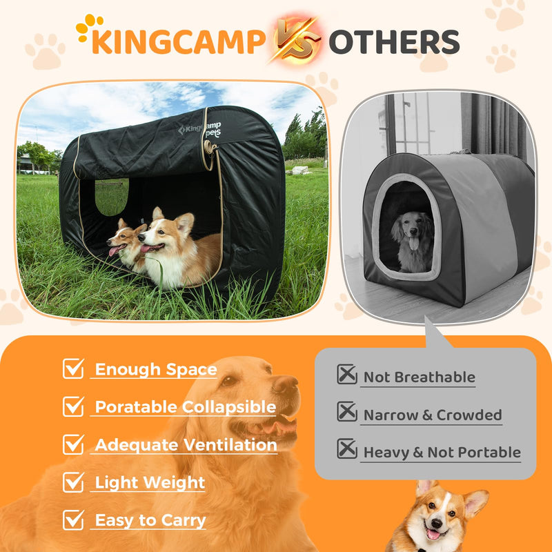 Load image into Gallery viewer, KingCamp PETS Ranger XXL Dog Tent Pop Up Pet Playpen
