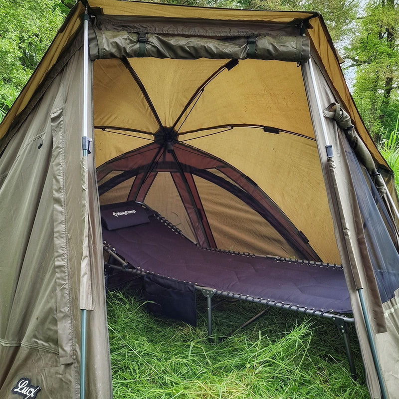 Load image into Gallery viewer, KingCamp Oversized Comfort 3-folding Lounge Chair Easy Fold and Carry
