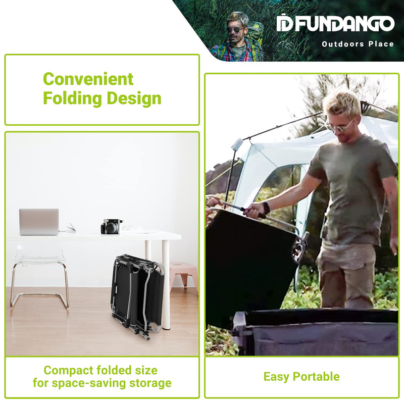 Load image into Gallery viewer, FUNDANGO CLASSIC Folding Lounge Chair and Camping Bed - 4 Adjustable Positions
