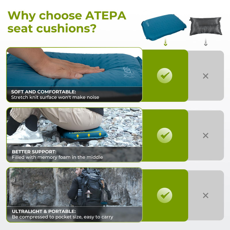 Load image into Gallery viewer, ATEPA BUBBLE 5.0 Trail Seat Inflatable Seat Cushion Globalshelf
