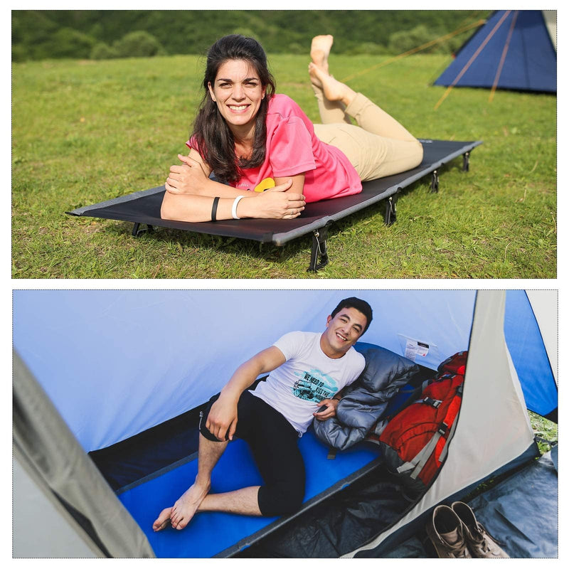 Load image into Gallery viewer, KingCamp Oversized Folding Camping Cots Ultralight Sleeping Cots
