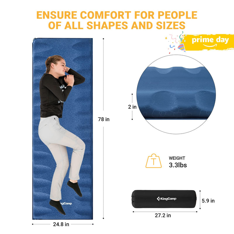 Load image into Gallery viewer, KingCamp PARADOX 5 Self-Inflating Sleeping Pad
