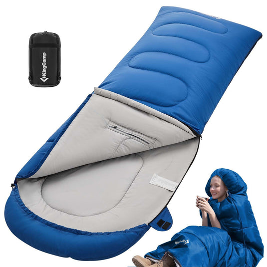 KingCamp LONA 250 Wearable Sleeping Bags Blue