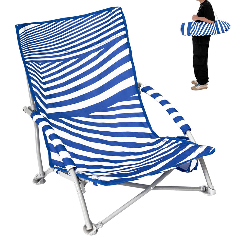 Load image into Gallery viewer, WEJOY Quick-up Beach Chair Striped
