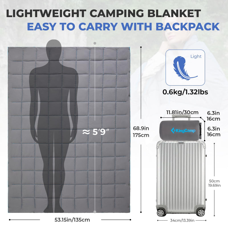Load image into Gallery viewer, KingCamp Lightweight Camping Blanket
