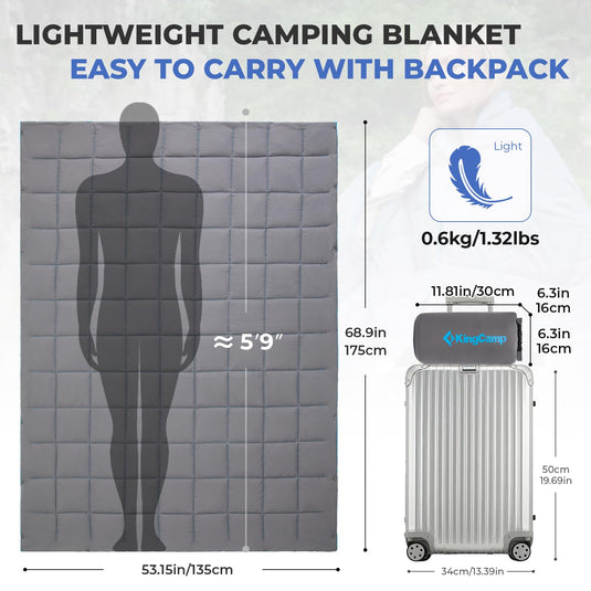 KingCamp Lightweight Camping Blanket