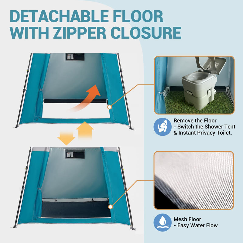 Load image into Gallery viewer, KingCamp MARASUSA Q Portable Instant Pop Up 1-Room Privacy Tent
