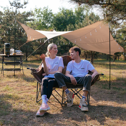 KingCamp Double Sofa Chair Camping Loveseat