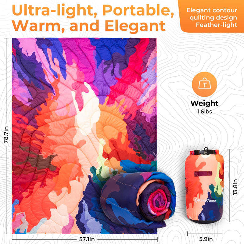 Load image into Gallery viewer, KingCamp BLANKET SMART 150 XL Lightweight Camping Blanket
