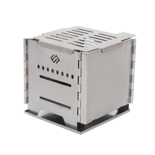 Cook'n'Escape Ultralight Wood Stove – Portable Titanium Grill & Secondary Burn Camp Stove