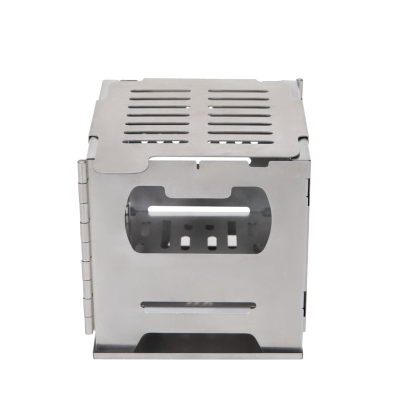 Load image into Gallery viewer, Cook'n'Escape Ultralight Wood Stove – Portable Titanium Grill &amp; Secondary Burn Camp Stove
