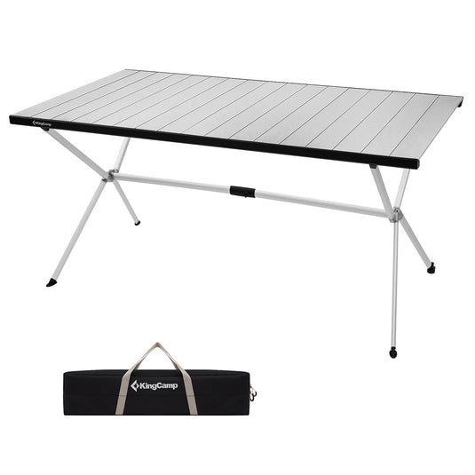 KingCamp Camping Table Aluminum Roll-Up Table