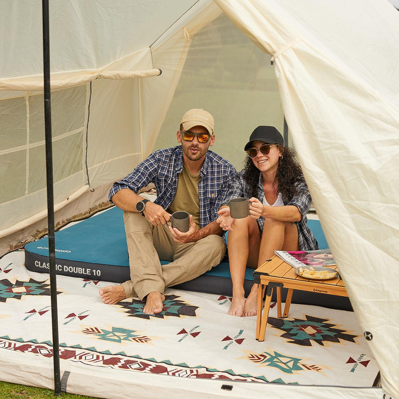 Load image into Gallery viewer, FUNDANGO Self Inflating Sleeping Pad Memory Foam Camping Mattress
