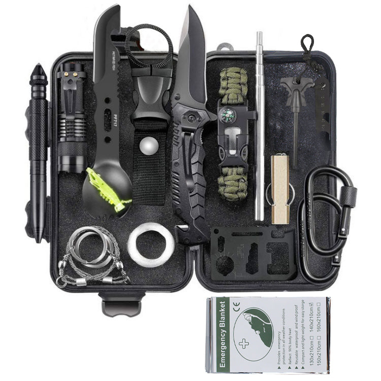 Load image into Gallery viewer, YETO 16-in-1 Professional Emergency Survival Kit
