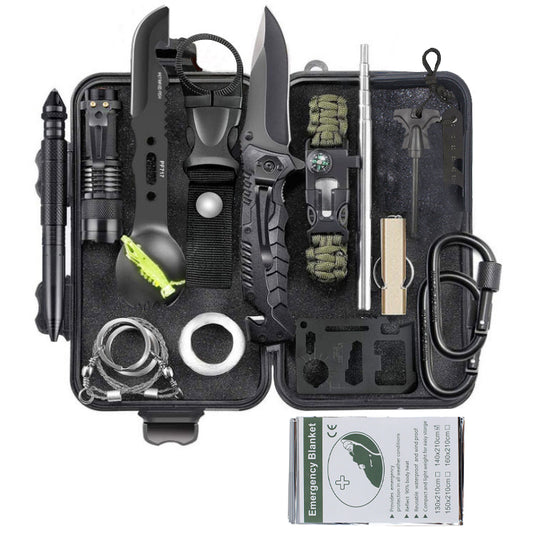 YETO 16-in-1 Professional Emergency Survival Kit