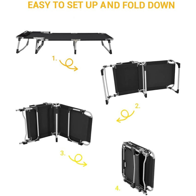 Load image into Gallery viewer, FUNDANGO CLASSIC Folding Lounge Chair and Camping Bed - 4 Adjustable Positions
