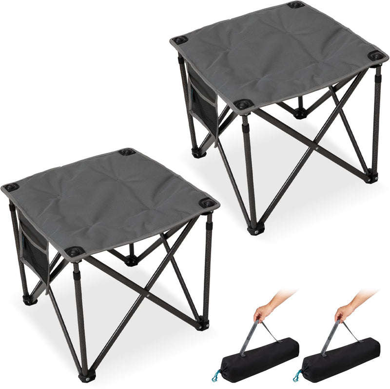 Load image into Gallery viewer, FUNDANGO Camping Stool PLUS 18 Inch Grey
