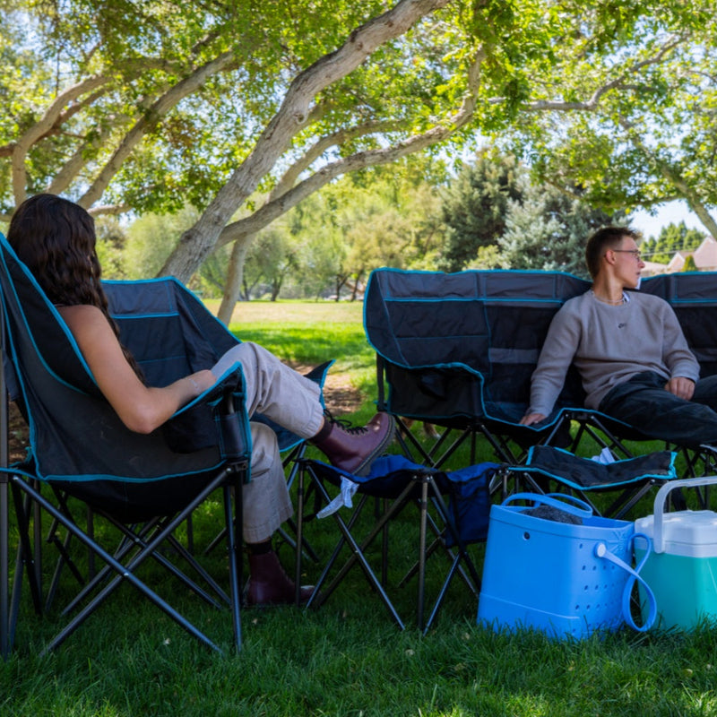 Load image into Gallery viewer, FUNDANGO 2-Person Oversized Padded Loveseat with Cooler
