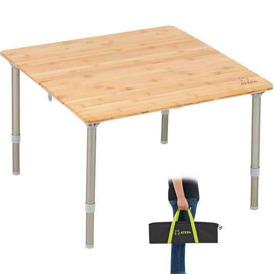 ATEPA 6060 Square Four-Fold Bamboo Table