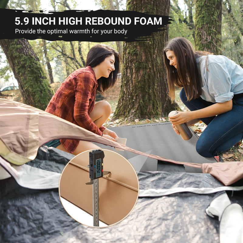 Load image into Gallery viewer, KingCamp PREMIUM SUPER 15 Double Self-inflateble Pad R Value 11
