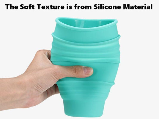 KinWild 3 Adjustable Creative Silicone Travel 550ml Coffee Cup