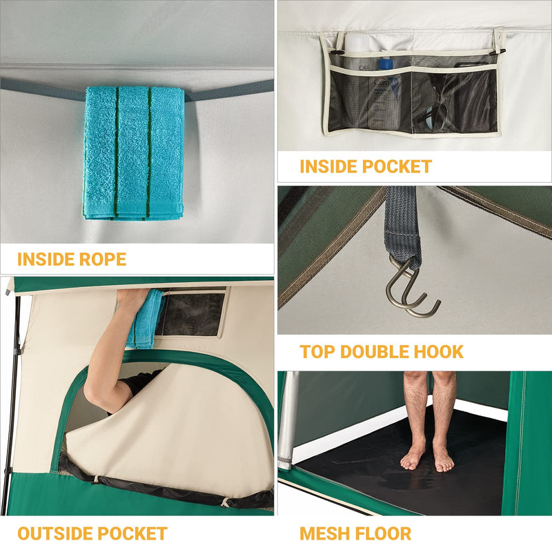 Load image into Gallery viewer, KingCamp MARASUSA Shower Tent 1 Room Privacy Shelter
