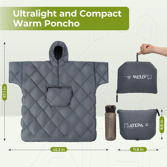 ATEPA MURANO 350 Honcho Poncho Ultralight and Compact