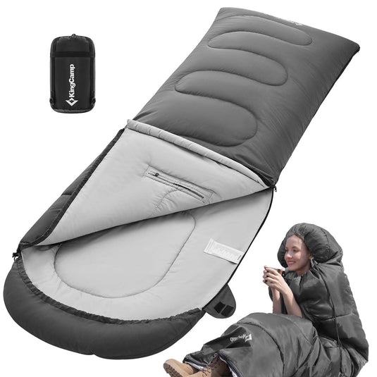 KingCamp LONA 250 Wearable Sleeping Bags Grey