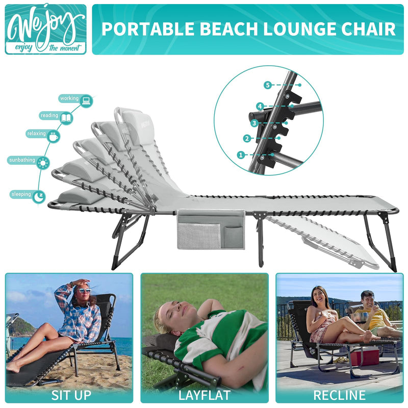 Load image into Gallery viewer, WEJOY 3-Folding Steel Cot Grey
