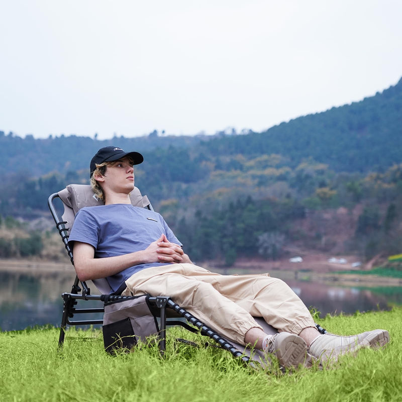 Load image into Gallery viewer, KingCamp 3-Folding Lounge Chair Set of 2
