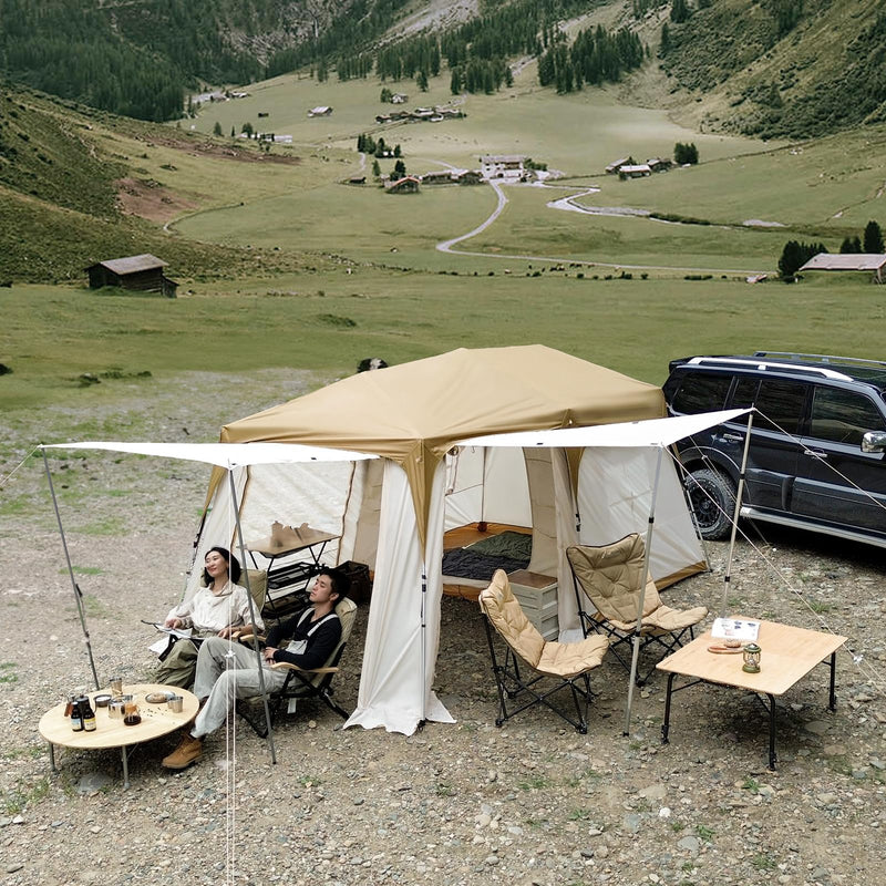 Load image into Gallery viewer, KingCamp MOUNTAIN IN T2 Instant Cabin Tent with Extended Porch
