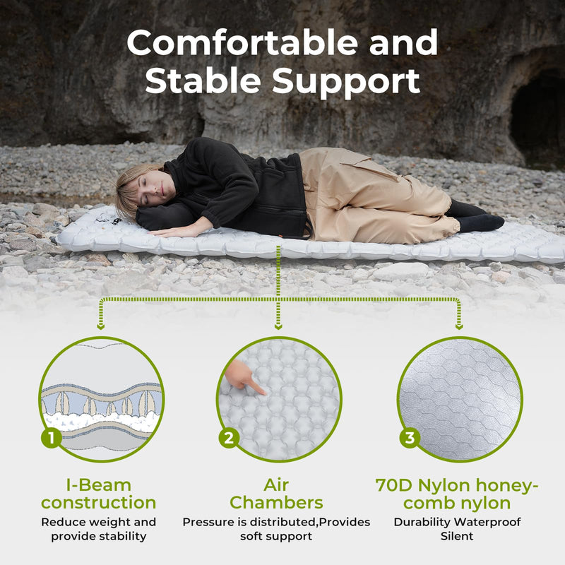 Load image into Gallery viewer, ATEPA HALOES 5.0 Air Pad Insulated Inflating Sleeping Pad
