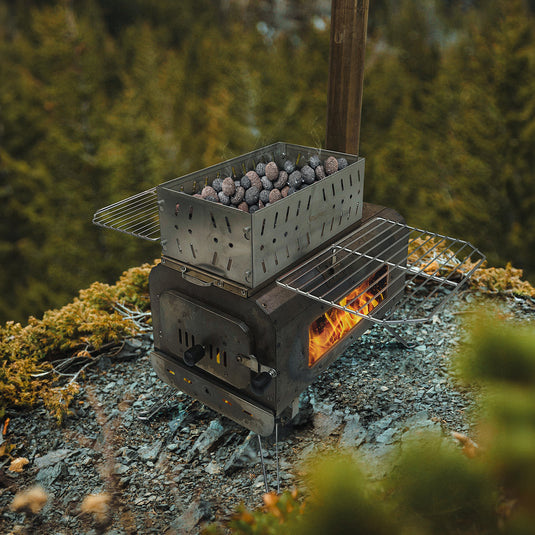 KingCamp Folding Sauna Stone Basket