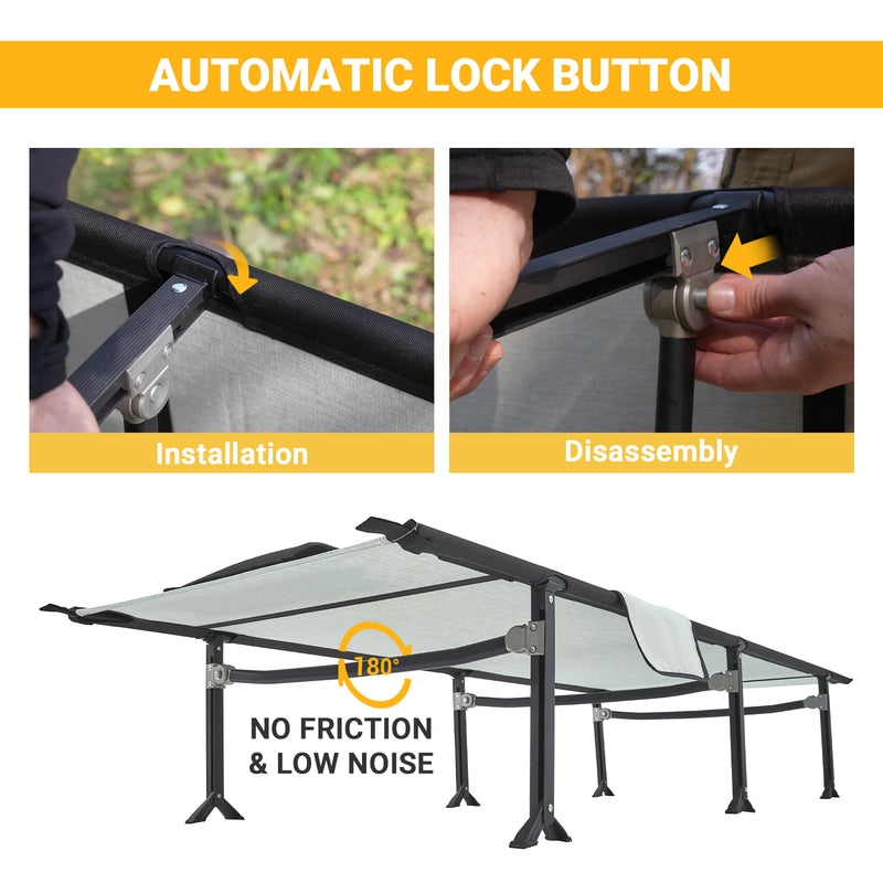 Load image into Gallery viewer, KingCamp DELUXE 80&quot; Extra Long Portable Folding Cot
