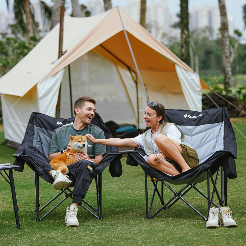 Load image into Gallery viewer, KingCamp CANNA C10 PLUS Oversized Padded Camping Chair
