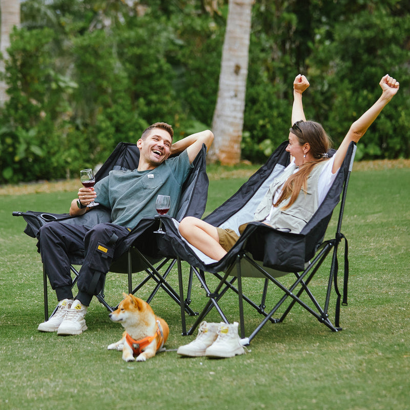 Load image into Gallery viewer, KingCamp CANNA C10 PLUS Oversized Padded Camping Chair
