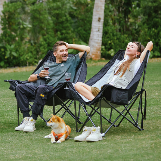 KingCamp CANNA C10 PLUS Oversized Padded Camping Chair