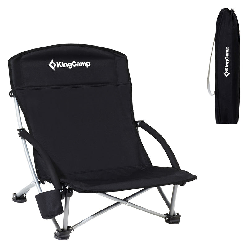 Load image into Gallery viewer, KingCamp Low Back Beach Lightweight Folding Beach Chair
