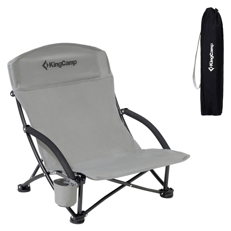 Load image into Gallery viewer, KingCamp Low Back Beach Lightweight Folding Beach Chair
