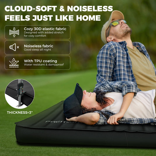 KingCamp Double Self-Inflating Camping Mattress with Pump