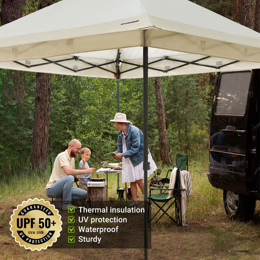 FUNDANGO 10x10ft Pop Up Outdoor Canopy Tent Sun Shelter Tent