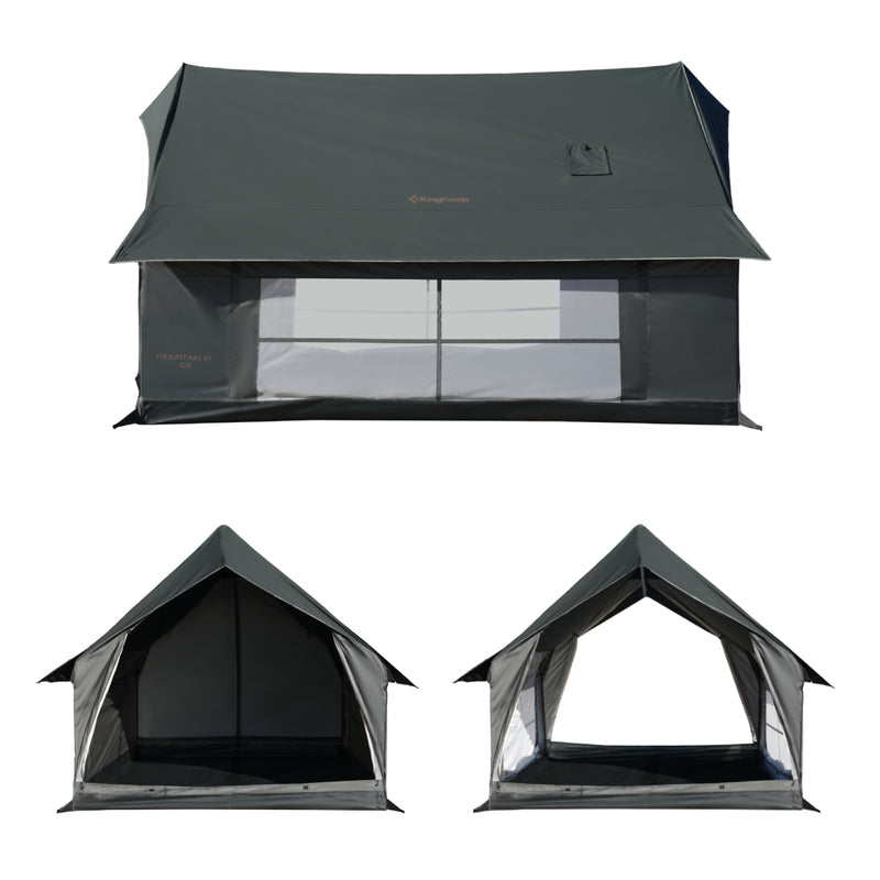 Load image into Gallery viewer, KingCamp MOUNTAIN IN C2 Canvas Cabin Tent 8&#39; x 11&#39; Wall Tent

